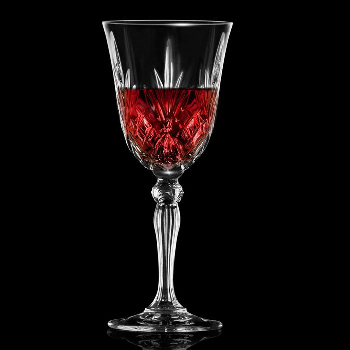 Rcr Cristalleria IT Copa Melodia 270 Ml Cristal Eco-glass (6 Unidades) Medidas: d.87 mm; h.202 mm