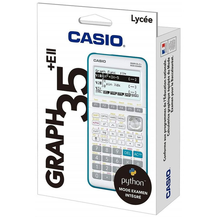 Casio Graph 35 + E II Python Calculadora integrada