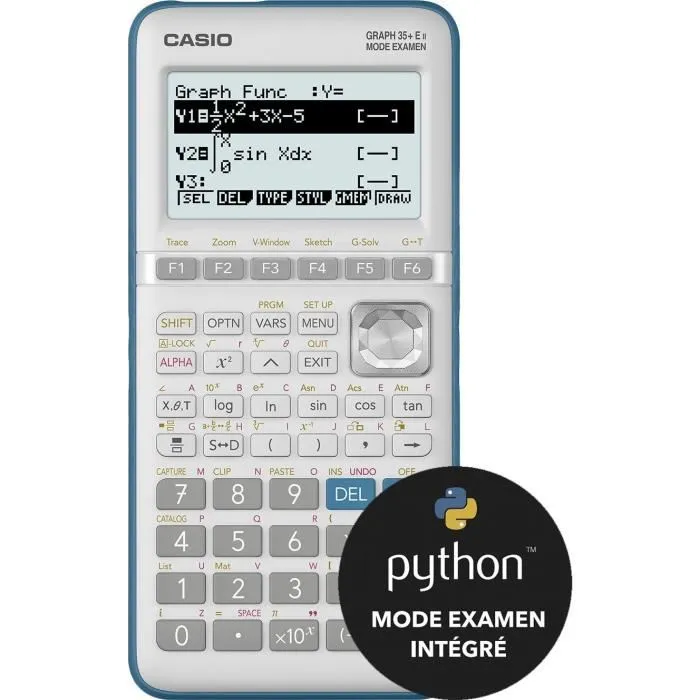 Casio Calculadora Gráfica Graph 35 + E II con Python Integrado