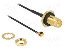 DeLOCK 89584 Cable de antena RP-SMA a MHF de 100 mm