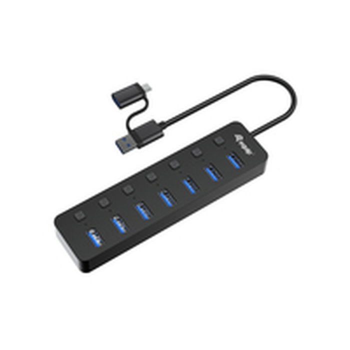 Equip Hub USB-C 7 Puertos USB 3.2 Gen 1 con Interruptores Individuales Equip Hub USB-C 7 Puertos USB 3.2 Gen 1 con Interruptores Individuales