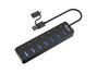 Equip Hub USB-C 7 Puertos USB 3.2 Gen 1 con Interruptores Individuales
