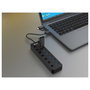 Equip Hub USB-C 7 Puertos USB 3.2 Gen 1 con Interruptores Individuales