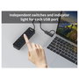 Equip Hub USB-C 7 Puertos USB 3.2 Gen 1 con Interruptores Individuales
