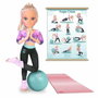 Famosa Muñeca Nancy Yoga Class 42 cm con Pelota de Fitness