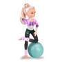 Famosa Nac76000 Muñeca Nancy Yoga Class - La Muñeca Más Flexible con 16 Puntos de Articulación y Pelota de Fitness