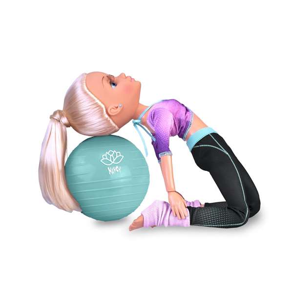 Famosa Nac76000 Muñeca Nancy Yoga Class - La Muñeca Más Flexible con 16 Puntos de Articulación y Pelota de Fitness Famosa Nac76000 Muñeca Nancy Yoga Class - La Muñeca Más Flexible con 16 Puntos de Articulación y Pelota de Fitness