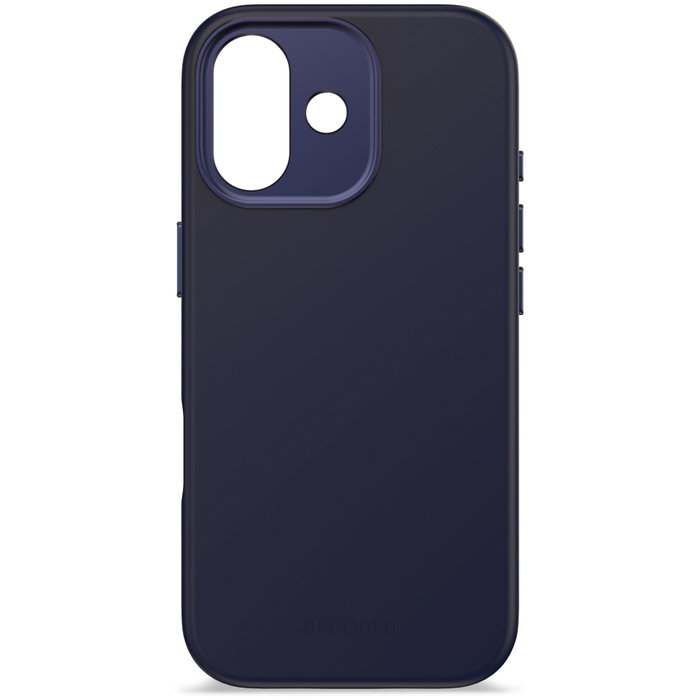 Decoded AntiMicrobial Silicone Backcover para iPhone 17 - True Navy Decoded AntiMicrobial Silicone Backcover para iPhone 17 - True Navy