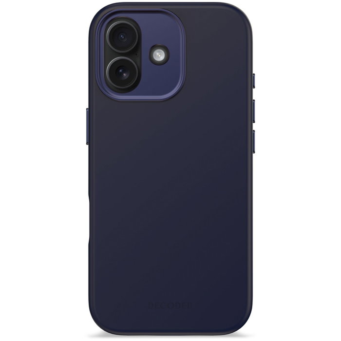 Decoded AntiMicrobial Silicone Backcover para iPhone 17 - True Navy Decoded AntiMicrobial Silicone Backcover para iPhone 17 - True Navy
