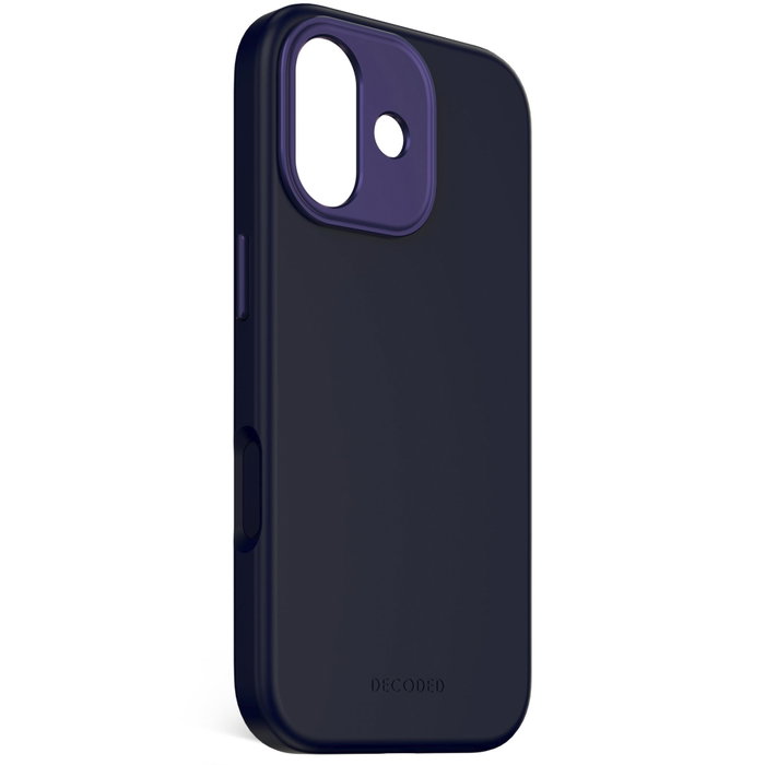 Decoded AntiMicrobial Silicone Backcover para iPhone 17 - True Navy Decoded AntiMicrobial Silicone Backcover para iPhone 17 - True Navy