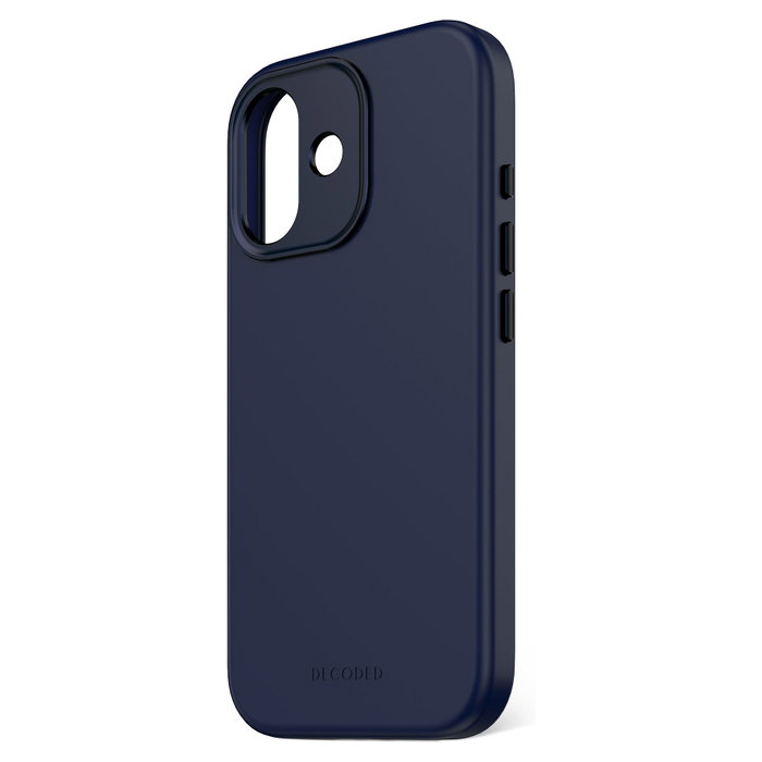 Decoded AntiMicrobial Silicone Backcover para iPhone 17 - True Navy Decoded AntiMicrobial Silicone Backcover para iPhone 17 - True Navy