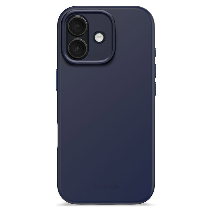 Decoded AntiMicrobial Silicone Backcover para iPhone 17 - True Navy Decoded AntiMicrobial Silicone Backcover para iPhone 17 - True Navy