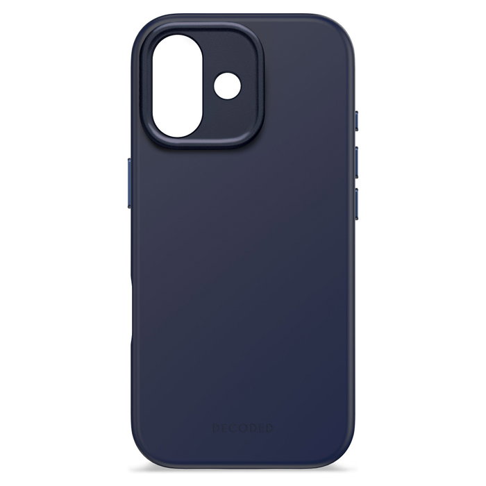 Decoded AntiMicrobial Silicone Backcover para iPhone 17 - True Navy Decoded AntiMicrobial Silicone Backcover para iPhone 17 - True Navy
