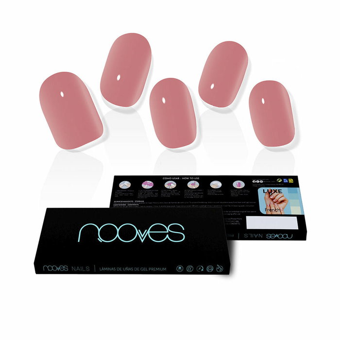 Nooves Láminas de Uñas de Gel Dusty Rose Premium Glam Cat Eye Nooves Láminas de Uñas de Gel Dusty Rose Premium Glam Cat Eye
