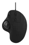 T'nB MUTRACK - Ratón Trackball Ergonómico para Mano Derecha - Cable USB Type-A + USB Type-C - Óptico 1600 DPI - Negro
