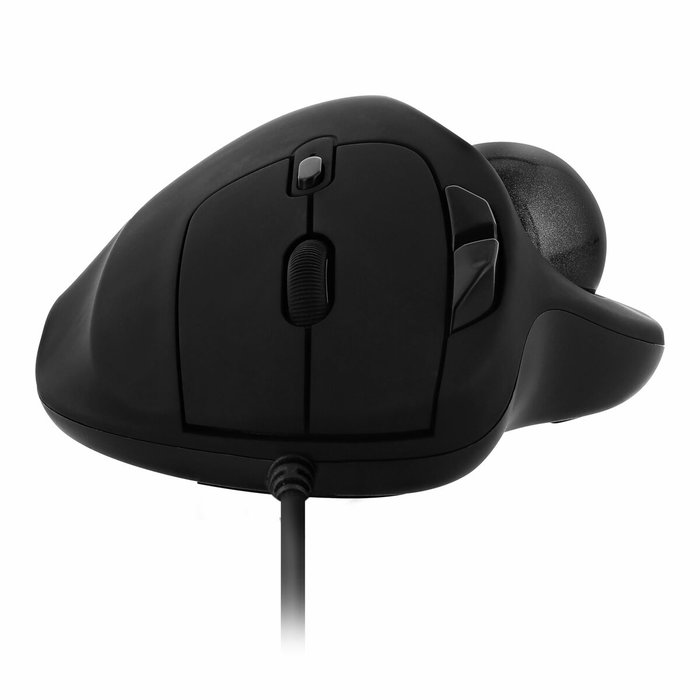 T’nb Ratón Ergonómico Inalámbrico Trackball USB-A + USB-C Negro