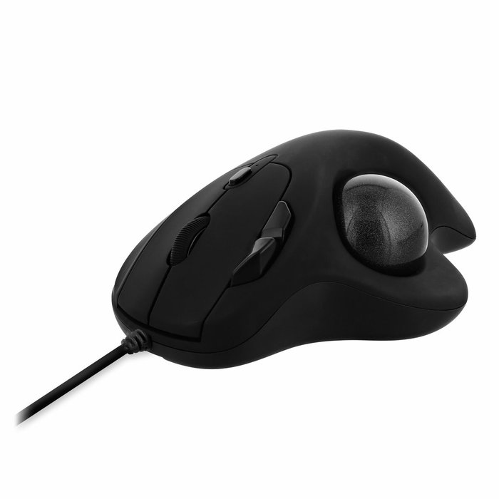 T’nb Ratón Ergonómico Inalámbrico Trackball USB-A + USB-C Negro