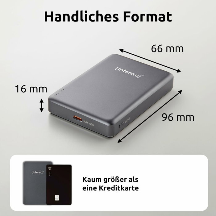 Intenso MW10000 MagSafe Powerbank 10.000 mAh Gris