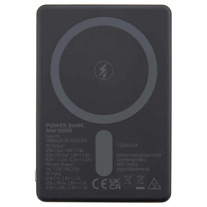 Intenso MW10000 MagSafe Powerbank 10.000 mAh Gris