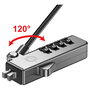 Conceptronic Candado de combinación para portátil con ranura Wedge 3.2x4.5mm, 1.8m