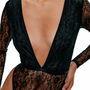 Body Black Limba Long Sleeve Sade Negro