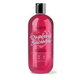 Raspberry & Blackberry, Hidratante, Gel de ducha, Para todo tipo de pieles, 750 ml
