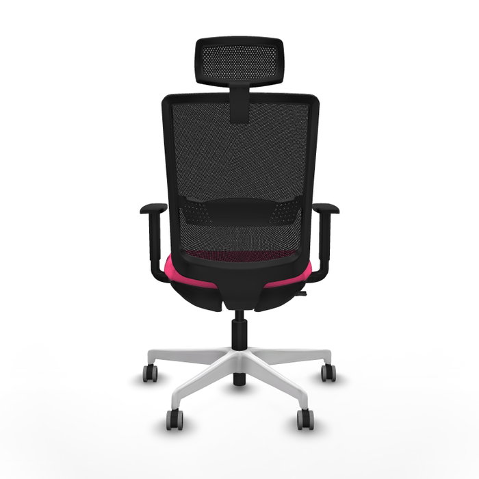 PIQUERAS Y CRESPO Silla de oficina Haches Rosa y Negro PIQUERAS Y CRESPO Silla de oficina Haches Rosa y Negro