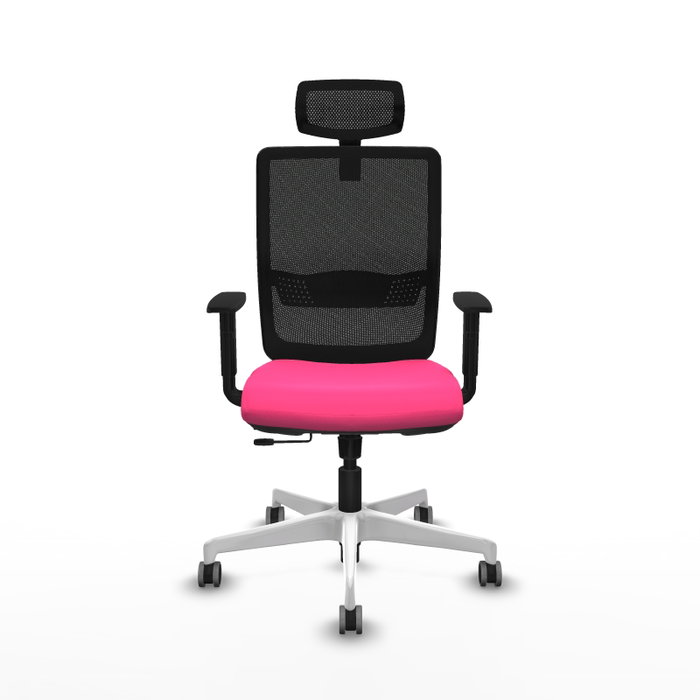 PIQUERAS Y CRESPO Silla de oficina Haches Rosa y Negro PIQUERAS Y CRESPO Silla de oficina Haches Rosa y Negro