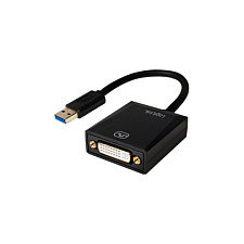 LogiLink UA0232 Adaptador de gráficos USB 3.0 a DVI-D/F 1080p60 Hz Negro