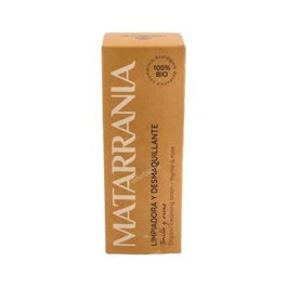 Matarrania Loción Limpiadora Desmaquillante Bifásica 100% BIO Sin Alcohol - 100 ml - Vegano para Todo Tipo de Pieles