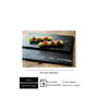 OMS Supizarra Plato Rectangular de Pizarra 25x15 cm (Set de 2)