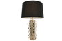 DKD Home Decor Lámpara Sobremesa India lamps 1c25 Dorado 50 x 82 x 50 cm