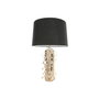DKD Home Decor Lámpara de Sobremesa Acero Patinado Dorado 50x50x82