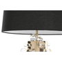 DKD Home Decor Lámpara de Sobremesa Acero Patinado Dorado 50x50x82