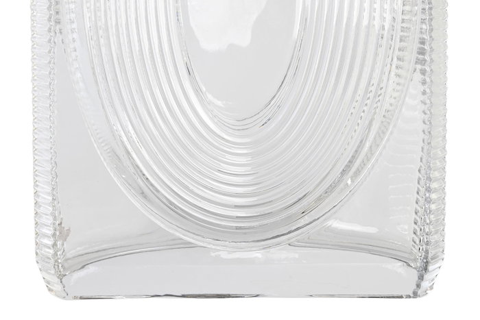 DKD Home Decor Jarrón de Cristal Transparente 22x9x23 cm DKD Home Decor Jarrón de Cristal Transparente 22x9x23 cm