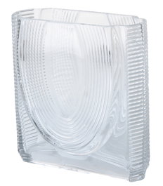 DKD Home Decor Jarrón de Cristal Transparente 22x9x23 cm