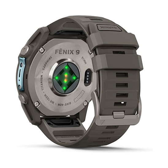 Garmin fenix 9 Correa de repuesto de silicona, Gris