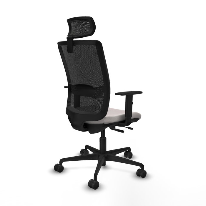 PIQUERAS Y CRESPO Silla de oficina Haches con mecanismo Sincro/Traslack Blanco y Negro PIQUERAS Y CRESPO Silla de oficina Haches con mecanismo Sincro/Traslack Blanco y Negro