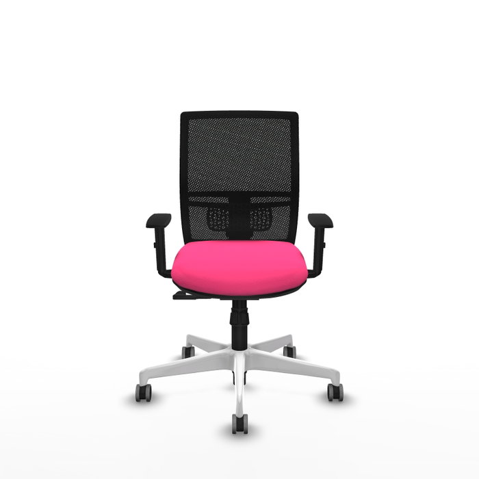 PIQUERAS Y CRESPO Silla de oficina Yunquera Rosa con mecanismo Sincro PIQUERAS Y CRESPO Silla de oficina Yunquera Rosa con mecanismo Sincro