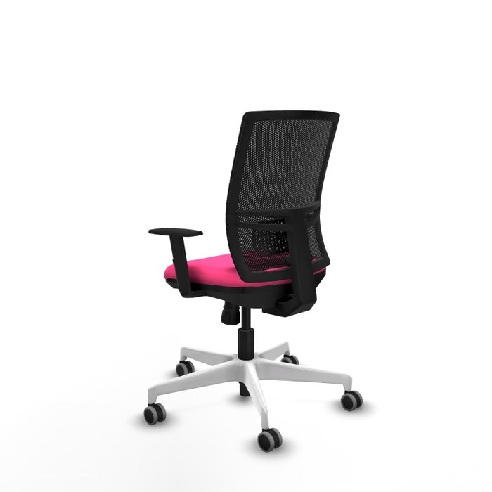 PIQUERAS Y CRESPO Silla de oficina Yunquera Rosa con mecanismo Sincro PIQUERAS Y CRESPO Silla de oficina Yunquera Rosa con mecanismo Sincro