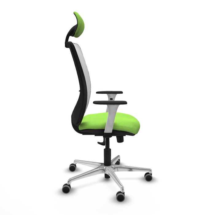 PIQUERAS Y CRESPO Silla de oficina Zulema con mecanismo Sincro, Pistacho y Blanco PIQUERAS Y CRESPO Silla de oficina Zulema con mecanismo Sincro, Pistacho y Blanco