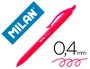 Milan Bolígrafo P1 Touch Retráctil Rojo (Set de 25)