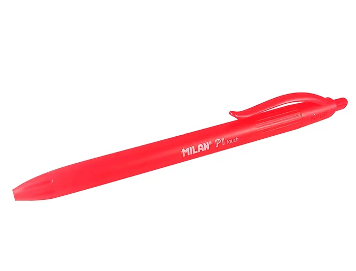 Milan Bolígrafo P1 Touch Retráctil Rojo (Set de 25) Milan Bolígrafo P1 Touch Retráctil Rojo (Set de 25)