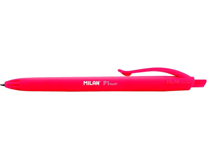 Milan Bolígrafo P1 Touch Retráctil Rojo (Set de 25) Milan Bolígrafo P1 Touch Retráctil Rojo (Set de 25)