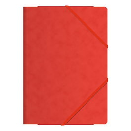 Carpeta De Gomas Y Solapas Dohe Fº Carton Rojo (Set de 10)