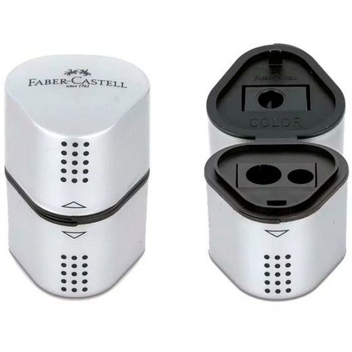 FABER-CASTELL EXP 10 AFILALAPICES TRIPLE CON DEPOSITO GRIP 2001 FABER-CASTELL EXP 10 AFILALAPICES TRIPLE CON DEPOSITO GRIP 2001