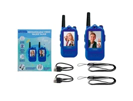 Lexibook Walkie Talkies con Pantalla y Función de Videollamada