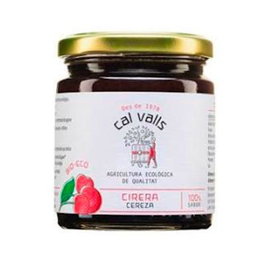 CAL VALLS Mermelada de Cereza Ecológica 240 g - Mermelada Ecológica de Cerezas