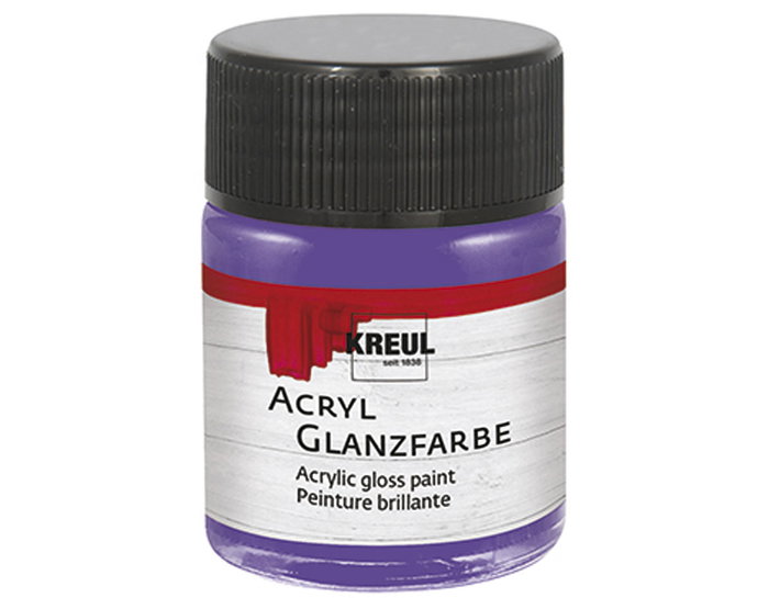 Kreul Pintura acrílica brillante violeta 50ml Kreul Pintura acrílica brillante violeta 50ml