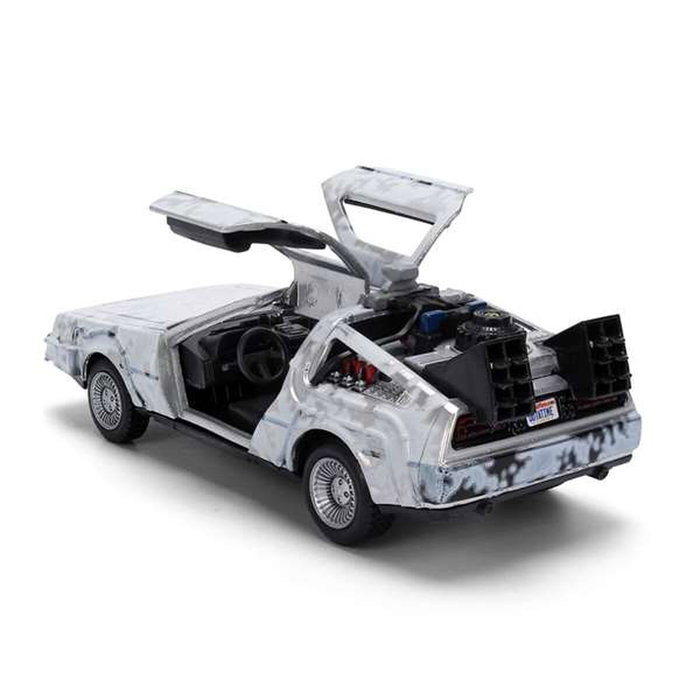 JADA TOYS DeLorean Edición Congelada 40 Aniversario Regreso al Futuro Escala 1:32